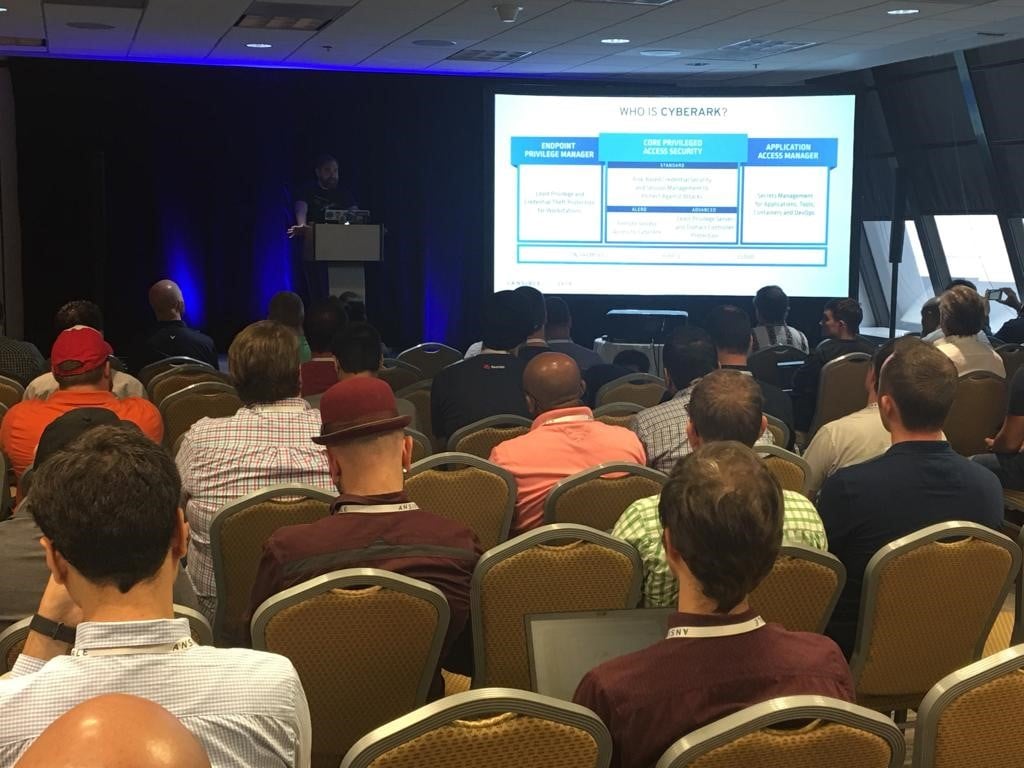 Presentation on CyberArk integration with Ansible Security Automation.