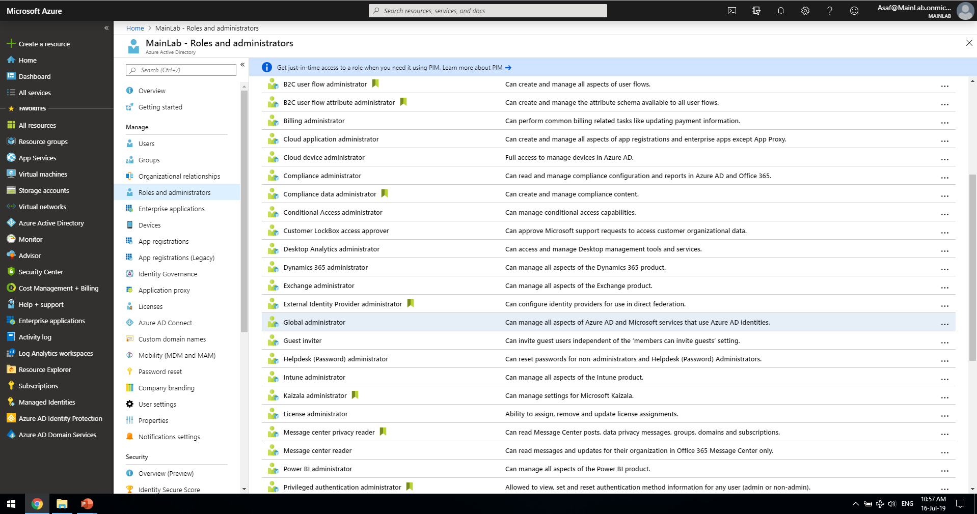 admin azure login admin azure login
