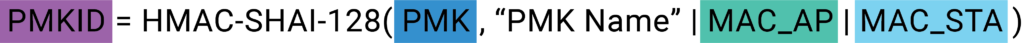 Figure 5 - PMKID calculation