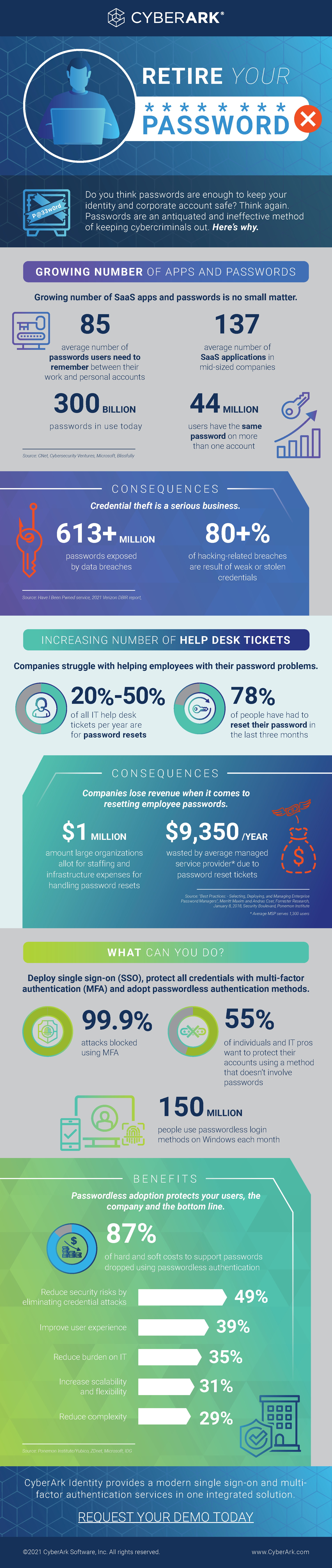 Retire Your Password Infographic