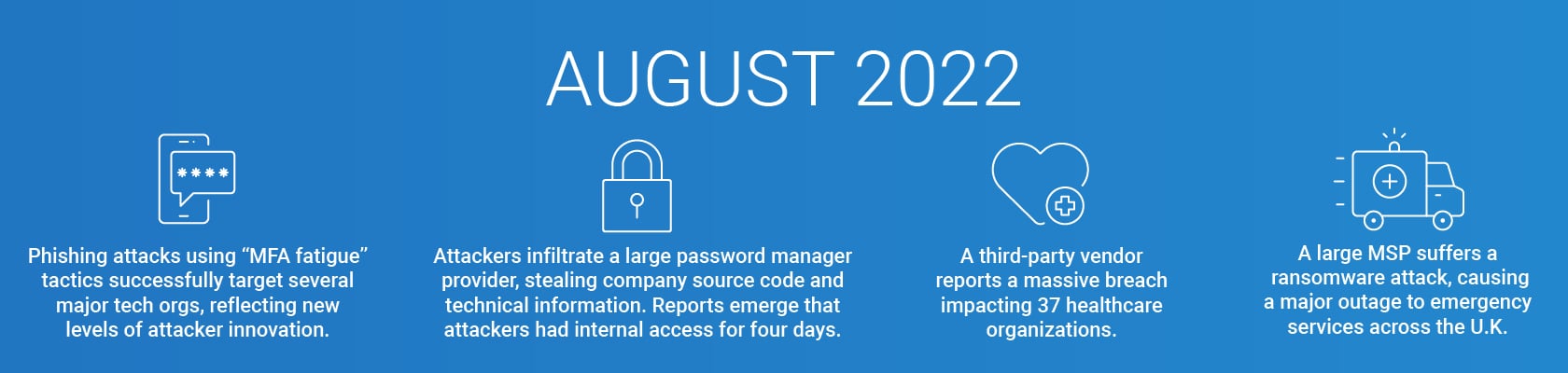 August 2022 Breaches