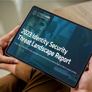 Threat Landscape Report on tablet