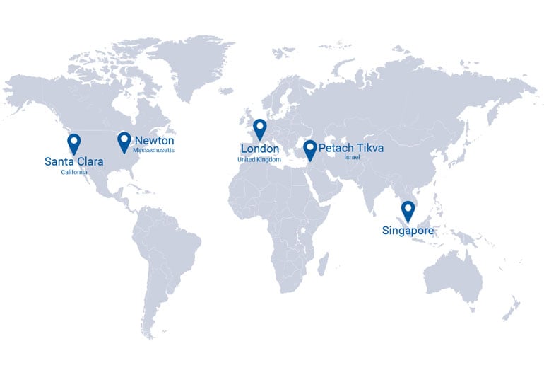 CyberArk Experience Centers Map