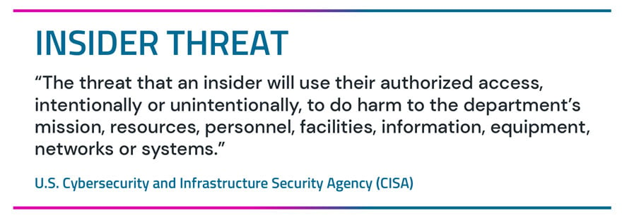 Insider threats