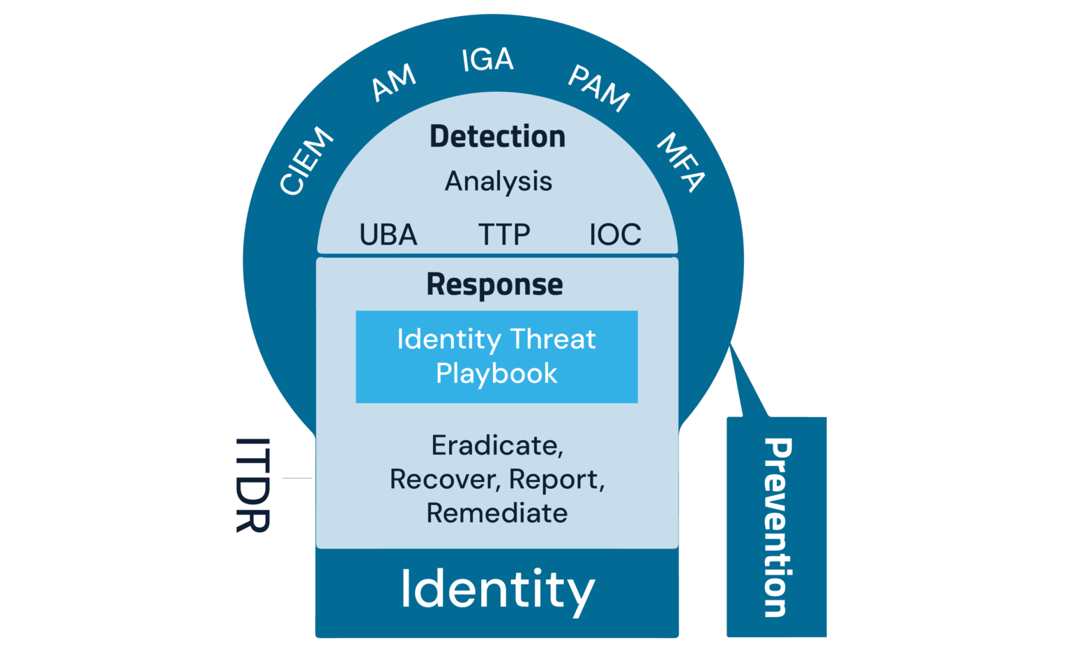 Graphic illustrating what ITDR is. 