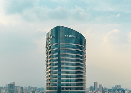 St Regis building in Mexico