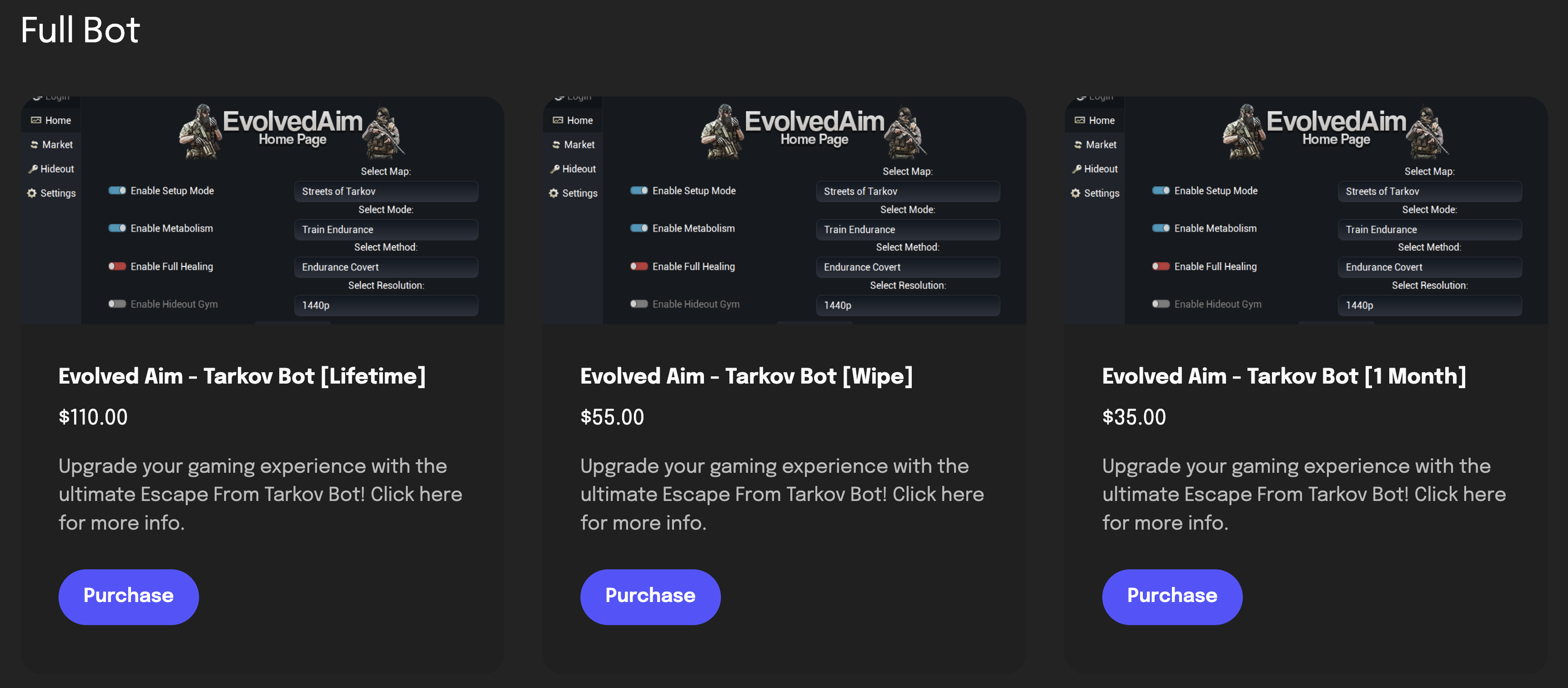 EvolvedAim pricing