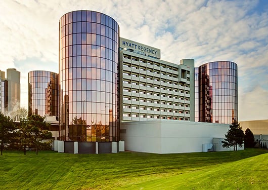 Exterior of Hyatt Regency OHare