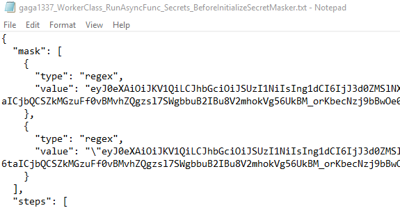 Printing decrypted pipeline 