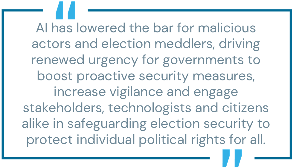 AI Election Security