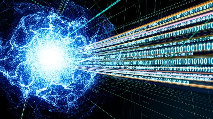 Quantum computing concept