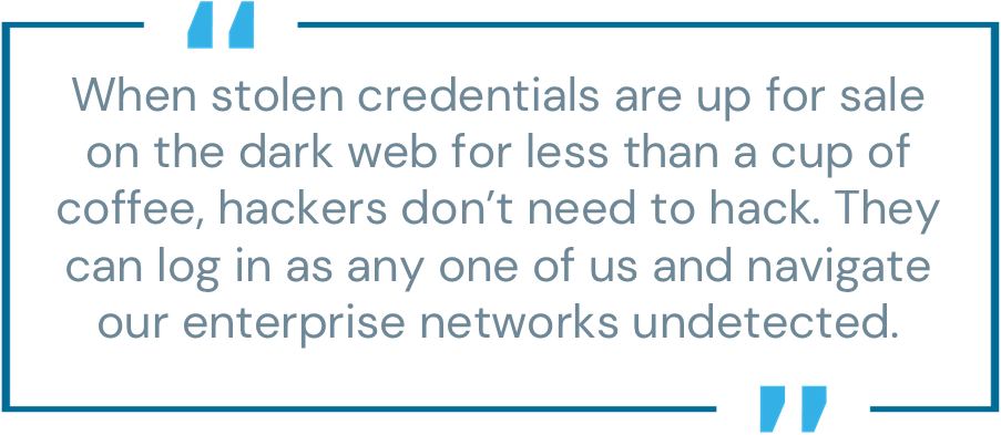 Stolen credentials dark web hackers