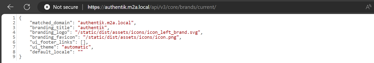 Current Brand API Call