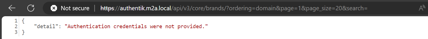 Error Received When Requesting 