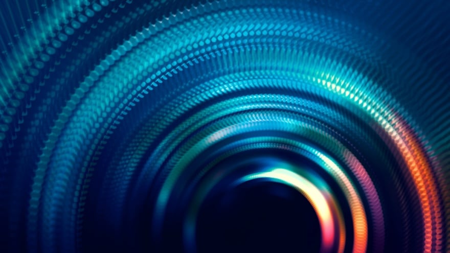 Tunnel LED Light Fiber Optic Spotted Circle