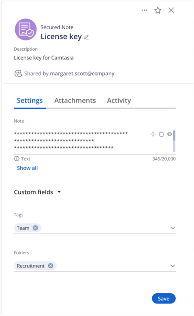 Secure more than passwords
