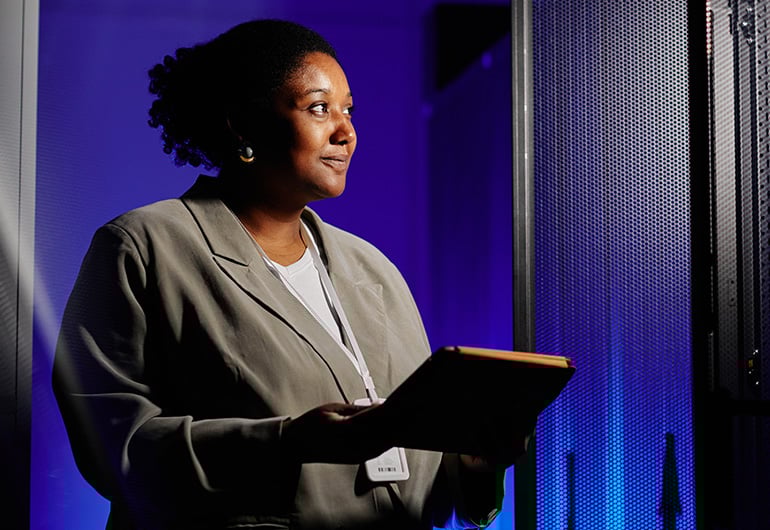 certificate manager women laptop