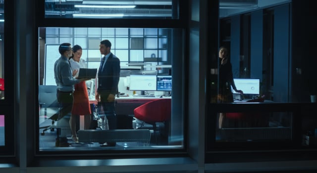 people in the office