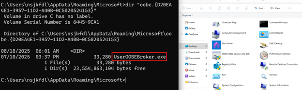 Contents in file explorer 