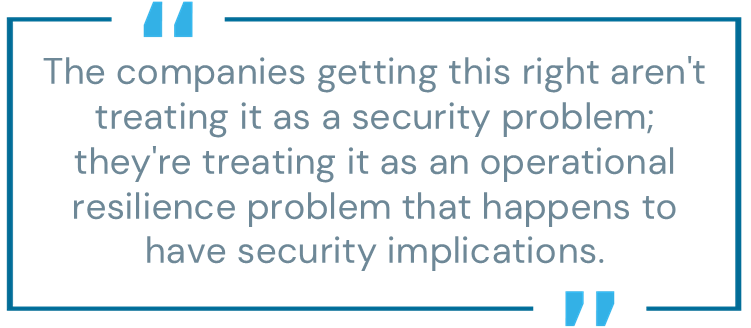 Security Operational Resilience