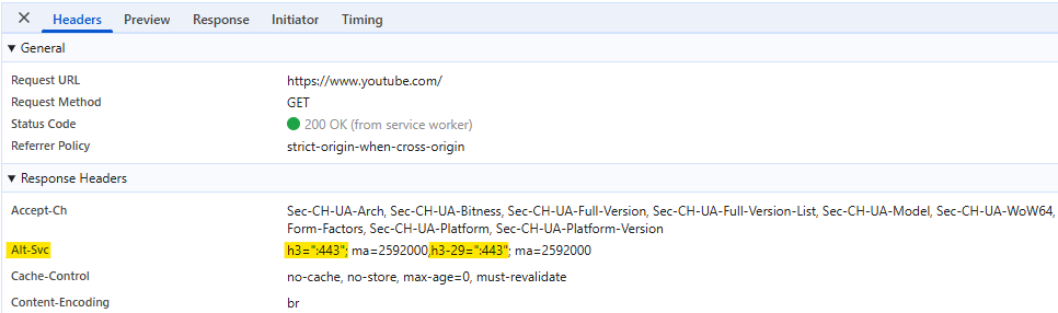 Alt-Svc header