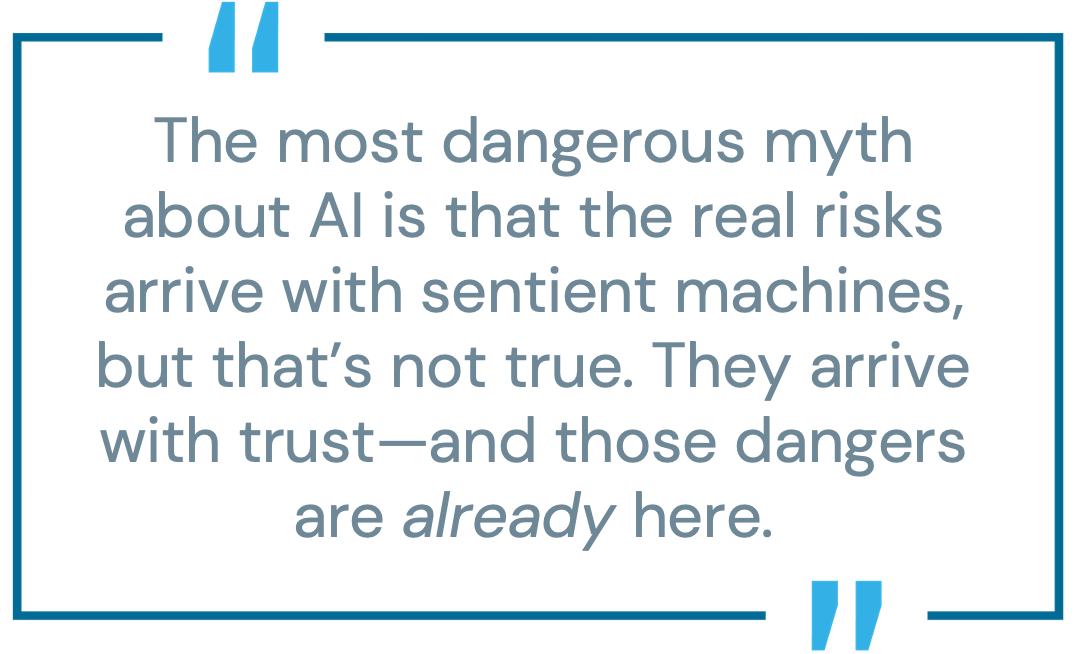 AI risk scientist trust